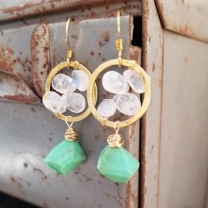 GF wrapped earrings